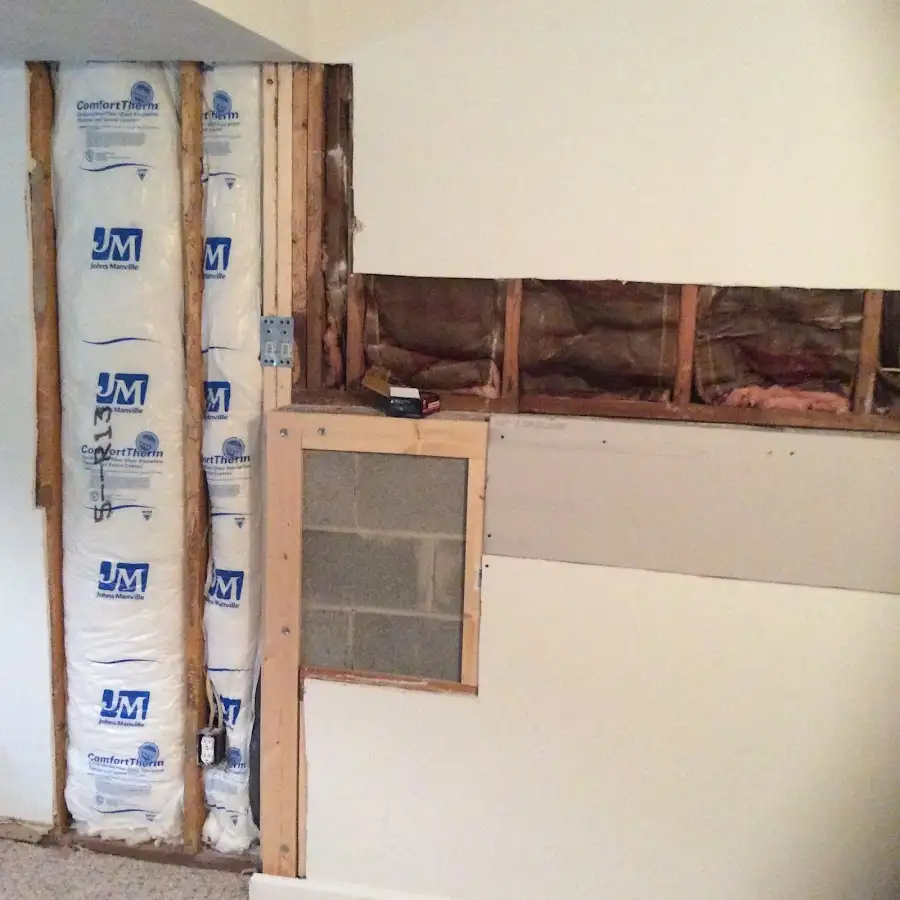 Wall insulation replacement during Odor Removal & Deodorization in Brookville